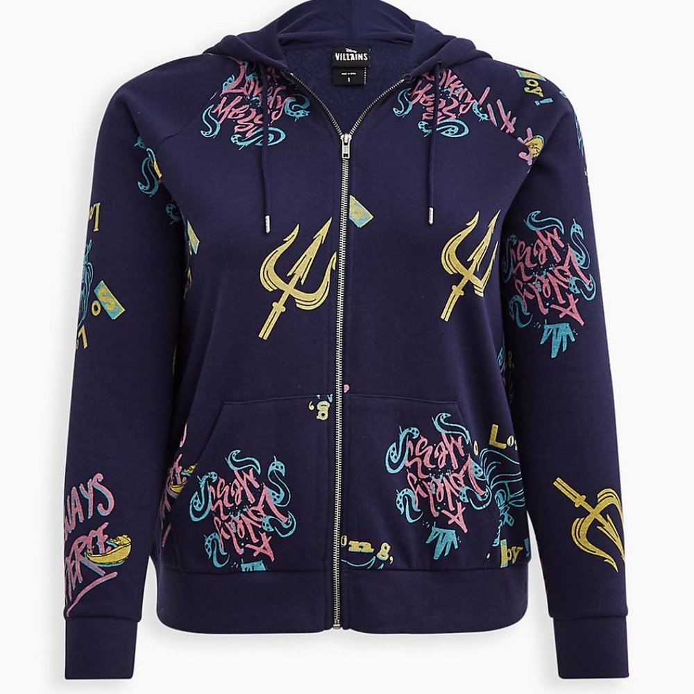 HP🎊🎊ZIP-UP HOODIE - FLEECE VILLAIN URSULA